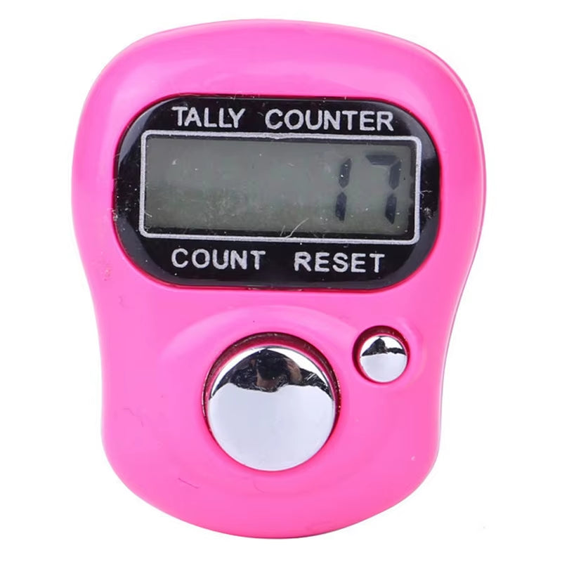 Mini Finger Counter Islamic Bead 5 Digital LED Electronic Handheld Tally Counter Clicker Counter Ring
