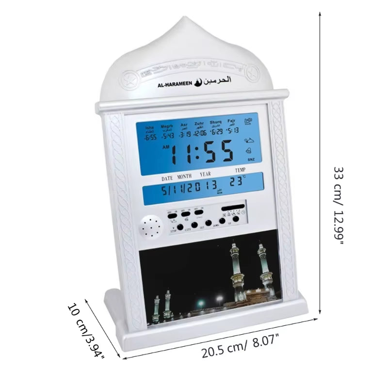 Azan Clock Athan Prayer Clock Automatic Azan Desktop Prayer Clock Islamic Quran Muslim