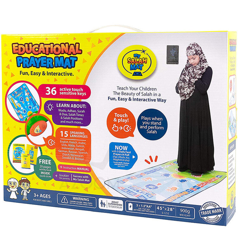 Interactive Kids Prayer Mat | My Salah Mat| Kids Gift| Ramadan