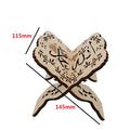DIY Kuran Quran Koran Holy Book Stand Holder Folding Bible Bookshelf Ramadan Muslim Islamic Eid Organizer Display Reading Prayer