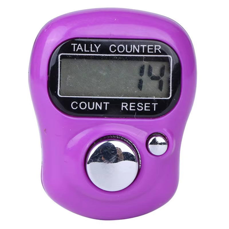 Mini Finger Counter Islamic Bead 5 Digital LED Electronic Handheld Tally Counter Clicker Counter Ring