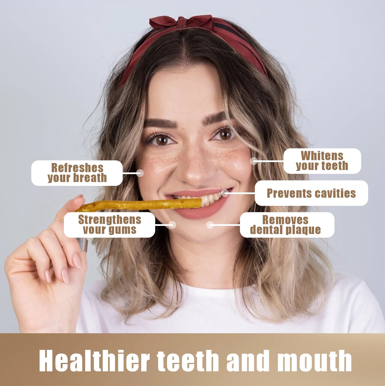 12 Pack Organic Miswak Toothbrushes | All-Natural Wooden Miswak Sticks for Teeth Whitening | Oral Care & Fresh Breath, Eco-Friendly | Clove Flavor