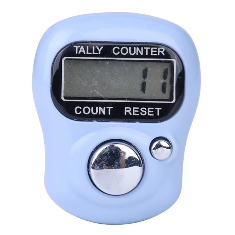 Mini Finger Counter Islamic Bead 5 Digital LED Electronic Handheld Tally Counter Clicker Counter Ring