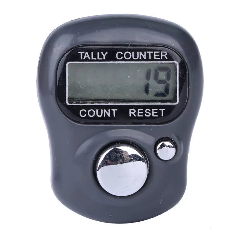 Mini Finger Counter Islamic Bead 5 Digital LED Electronic Handheld Tally Counter Clicker Counter Ring