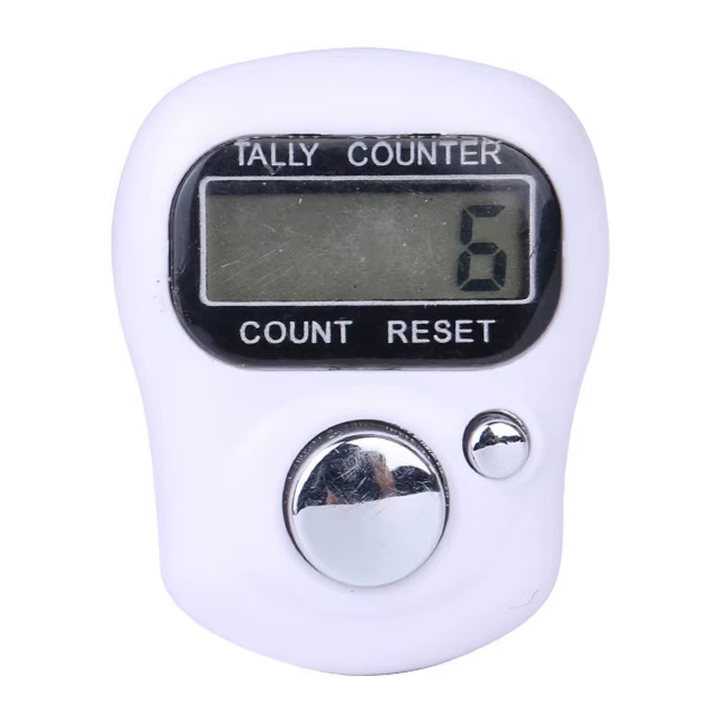 Mini Finger Counter Islamic Bead 5 Digital LED Electronic Handheld Tally Counter Clicker Counter Ring