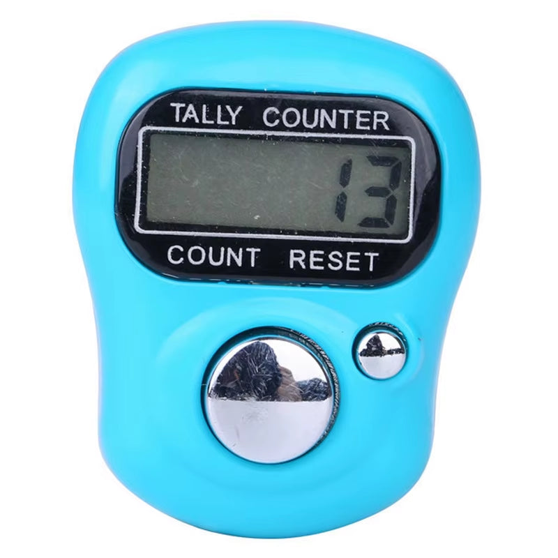 Mini Finger Counter Islamic Bead 5 Digital LED Electronic Handheld Tally Counter Clicker Counter Ring