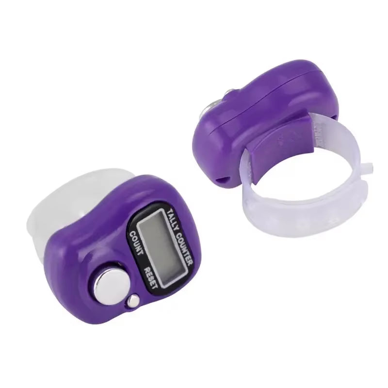 Mini Finger Counter Islamic Bead 5 Digital LED Electronic Handheld Tally Counter Clicker Counter Ring