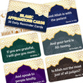 Ramadan Gifts 30 PCS Islamic Affirmations Cards for Men Women English Quran Vers