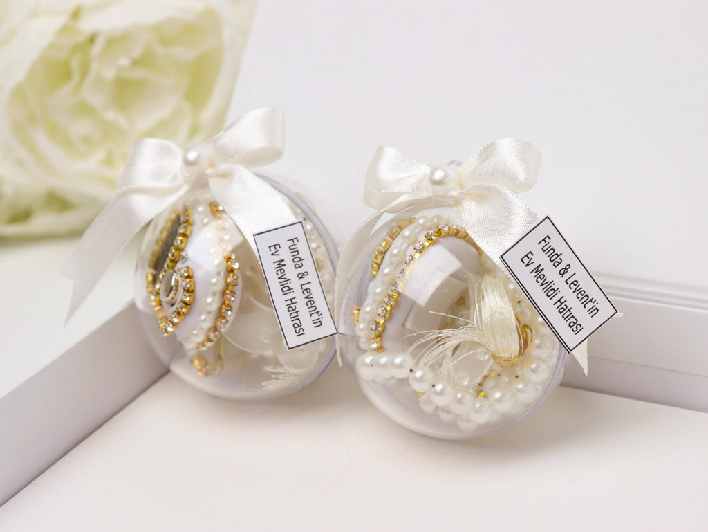 Digital Tasbih Set: Pearl Prayer Beads, Muslim Wedding Favor, Islamic Gifts, Ramadan, Eid